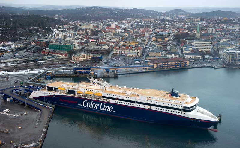 SuperSpeed 1 is a passenger and car ferry sailing between Kristiansand Norway and Hirtshals in Denmark.