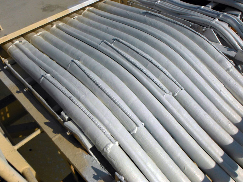 FS coated cables on LNG carrier