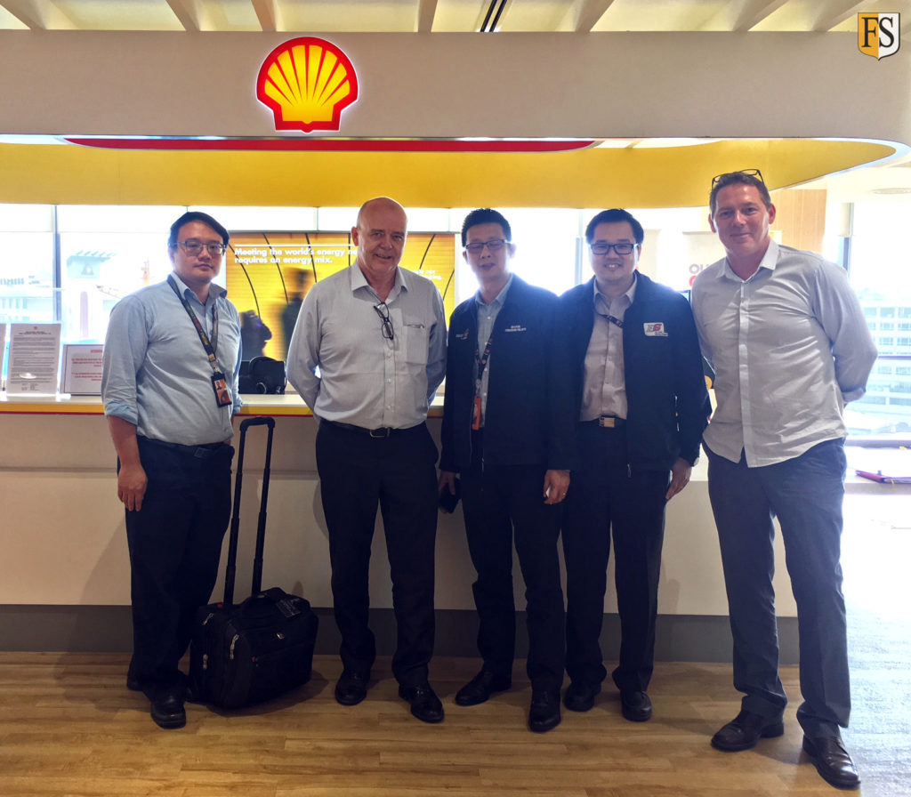 Fire Security visiting Shell in Kota Kinabalu Sabah - Malaysia