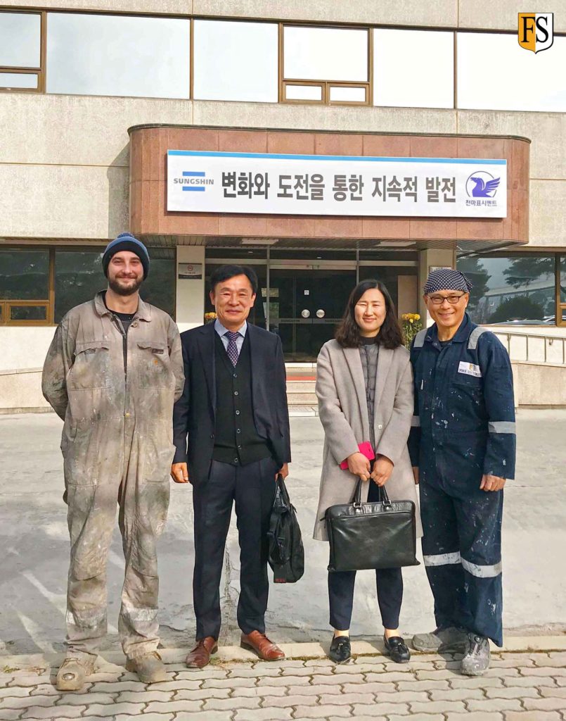 Llife extension of electrical cable project with our agent Kangnam Drive in South Korea